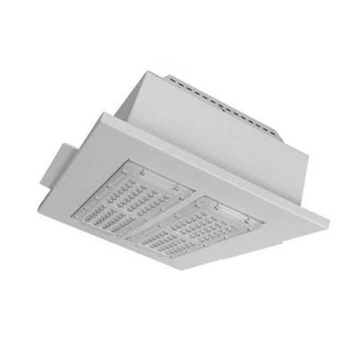 كفاءة تبديد الحرارة محطة الغاز LED الستارة الخفيفة 100W 150W 200W مع ارتفاع الناتج التجويف 140lm / W