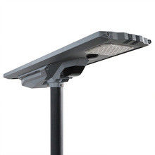 جهاز التحكم عن بعد رادار مستشعر مصابيح الشارع الشمسية المتكاملة مع 45pcs 5050 حبات LED عالية السطوع