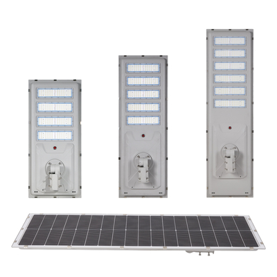 مصابيح الشوارع الشمسية LED للخارج IP65 مقاومة للماء مع مشروع جهاز استشعار تلقائي